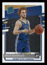 2020-21 Donruss Optic #190 Nico Mannion Rookie Golden State Warriors