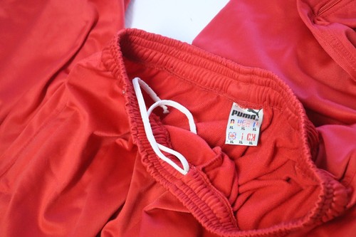 Puma Polyester Red Tracksuit Track Pants - Size XL - Picture 5 of 10