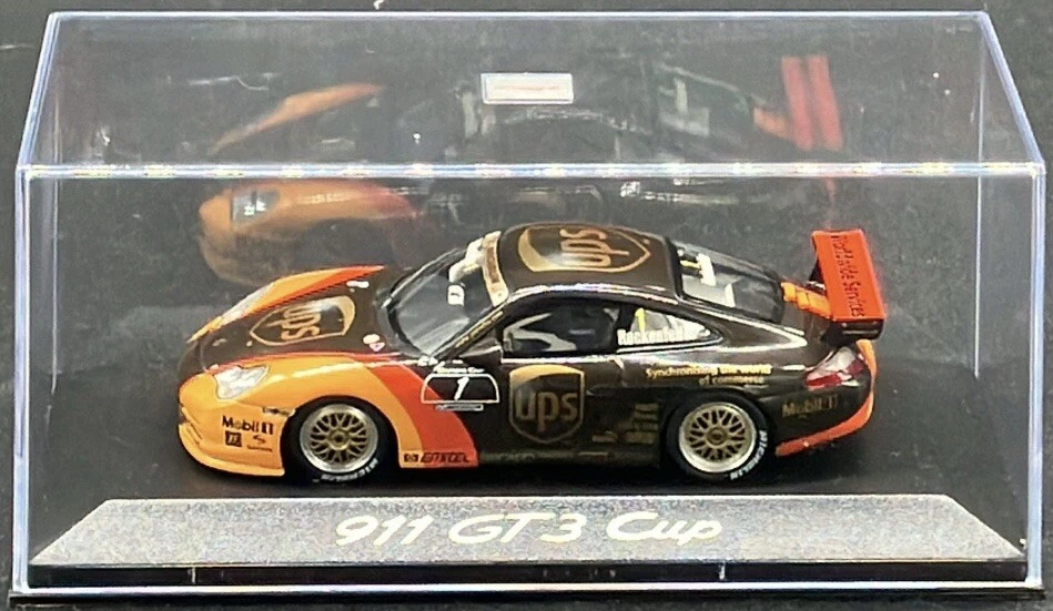 Minichamps 1/43 Porsche 911 GT3 Cup #1 UPS Team - Image 3 of 4