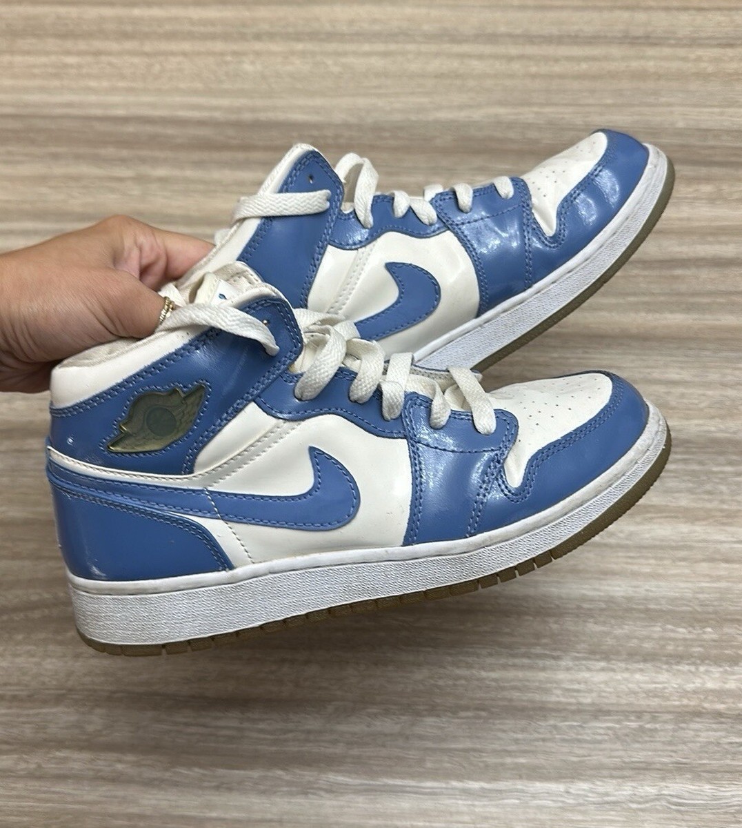 Cd0461 401 J1 Unc Patent Patent Leather Carolina Jordan Ones