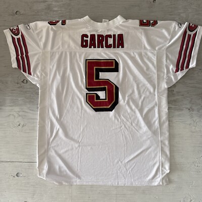 Vintage NFL Reebok San Francisco SF 49ers Jeff Garcia #5 Sewn