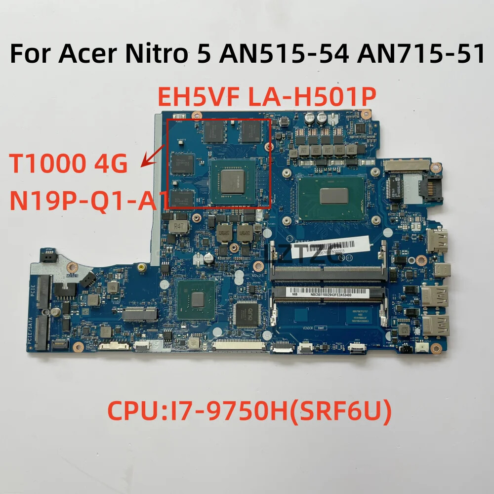 LA-H501P For Acer Nitro 5 AN515-54 AN715-51 Motherboard I7-9750H