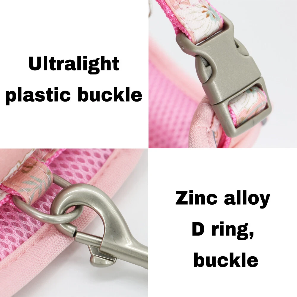 Dog Harness&Leash&Treat Bag Mesh Reflective Pet Puppy Cat Walking Harness Vest