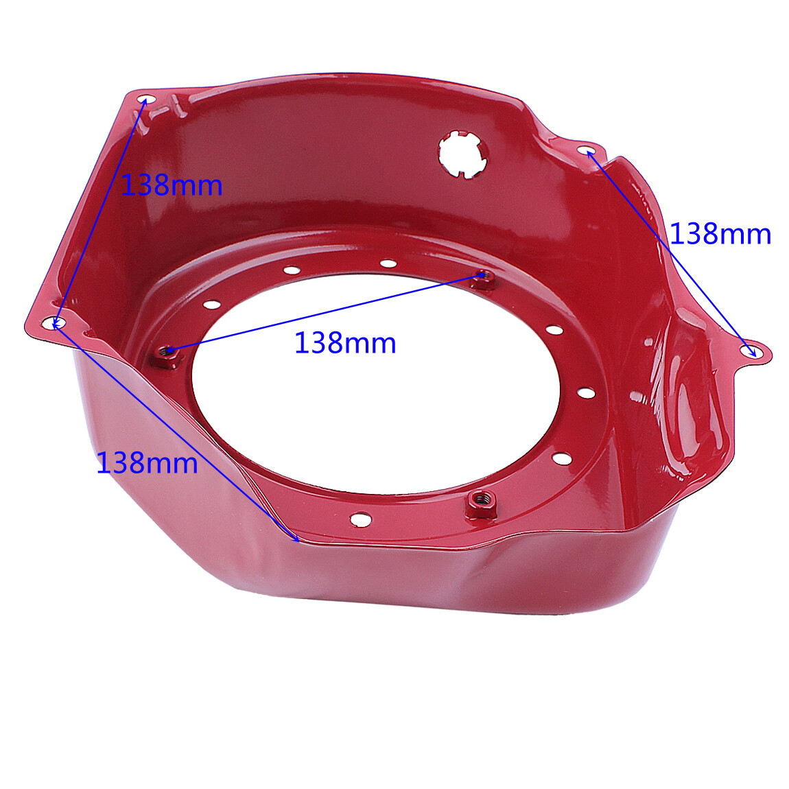 Pull Starter Recoil Shroud Cooling Fan Cover For Honda GX160 GX200