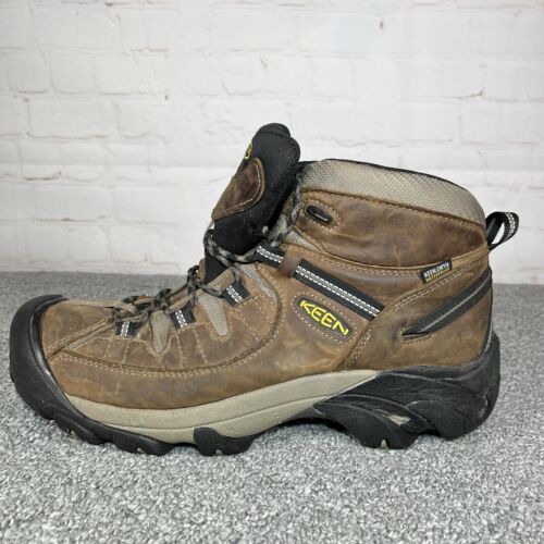 KEEN Targhee II Mid Waterproof Hiking Boots Mens 13 Shitake/Brindle 1008418