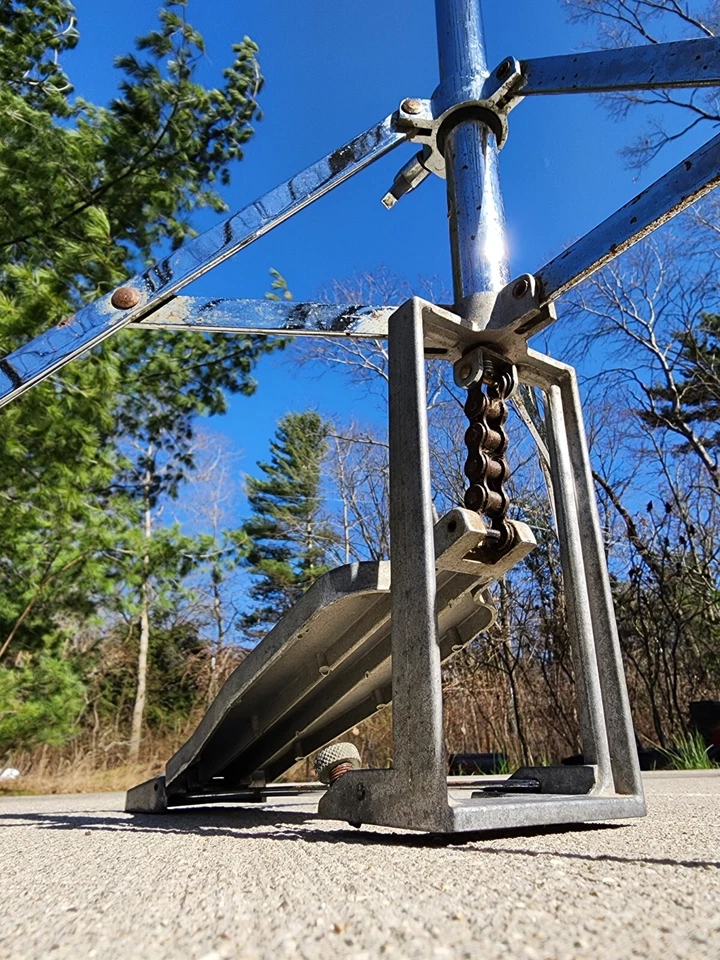 Soporte Hi-Hat LUDWIG Rockers, EE. UU. Chicago DE COLECCIÓN AÑOS 70 80 Funciona Bien Raro Foto 2 de 4