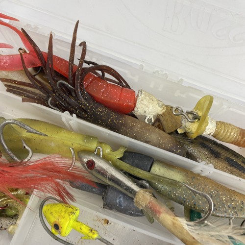 Enorme lote señuelo suave para pesca de lubina - gusanos pececillos plantilla trampa para peces goma plástica - Imagen 17 de 19
