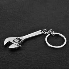1X Portable Mini Creative Wrench Spanner Key Chain Ring Metal Keychain Gift