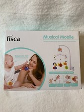 Fisca Baby Musical Crib Mobile, Infant Bed Decoration Toy Hanging Rotating Bell