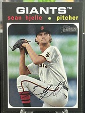 Sean Hjelle San Jose Giants 2020 Topps Heritage Minor League