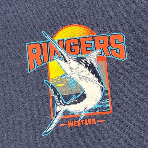 Ringers Western T Shirt Cotton Short Sleeve Marlin Fishing Tee Mens Large L - Picture 3 of 13