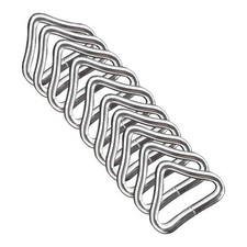 Trampoline Triangle Buckle 10pcs Triangle Rings High Strength Metal for Repair
