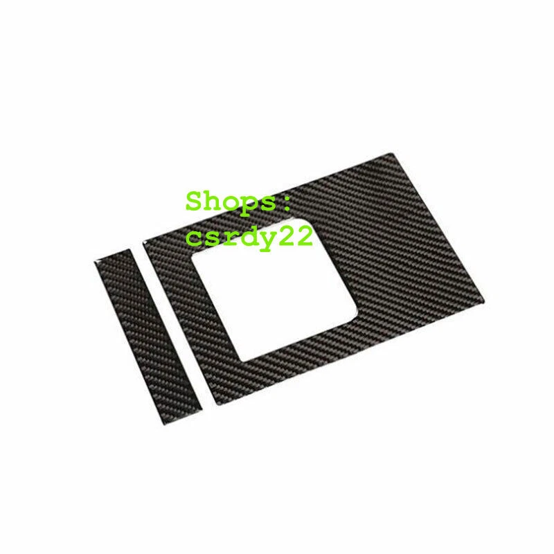 Panel de ventilación de salida de aire trasero de fibra de carbono de vinilo para Nissan Sentra 13-19 adorno decorativo Foto 2 de 4