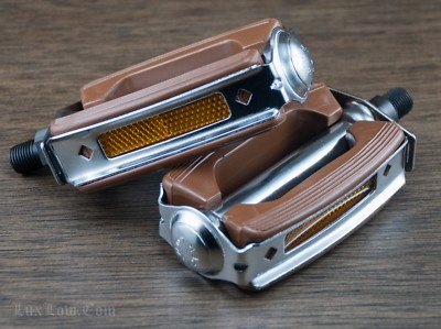 Brown Schwinn Stingray Krate Bicycle PEDALS Vintage Cruiser