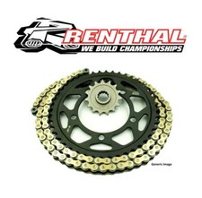 Honda CR50 83-85 Renthal Gold Non O-Ring Chain & JT Sprocket Kit