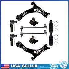 Front Lower Control Arm Tie Rod End Sway Bar For 2009-2013 Toyota Corolla Matrix