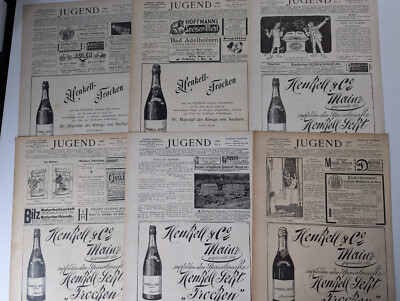 JUGEND 1898 Einzelverkauf div. Werbung Anzeigen Reklame Abb. und weitere (W98G)