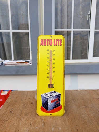 Vintage Glass Thermometer Model AUTOLITE No Porcelain - 第 9/13 張圖片