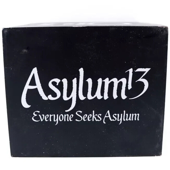 Asylum 13 80 x 6 Empty Wooden Cigar Box 7" x 6.75" x 5.5"