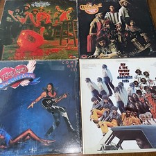 vtg Funk 4 LP lot Mandrill Cuban Funk Instant Funk Rick James Sly & Family Stone