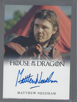 House of the Dragon Season 1 Matthew Needham (Full Bleed) Autograph