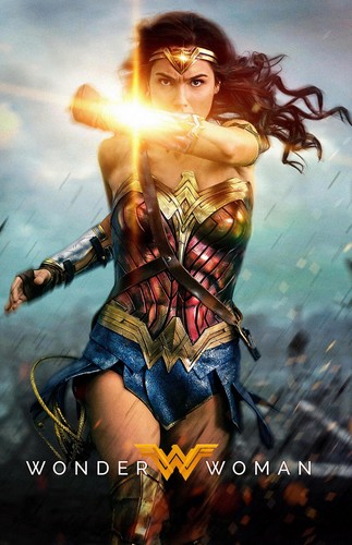 AA5963 Wonder Woman Film By Patty Jenkins 2017 Movie Poster 11x17