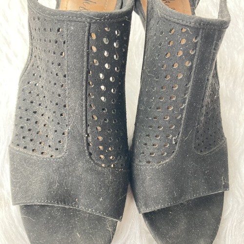 Style & Co. Womens Haana Black Open Toe Heels Sandals 8.5M Stiletto Night Out - Picture 3 of 10