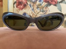 Vtg Ray Ban W2785 Rituals Spellbound Sunglasses Gray Ice Blue Cat Eye Trendy