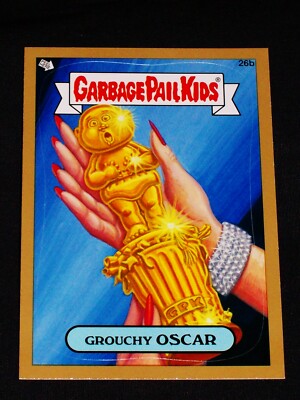 GPK, 2012 Brand-New Series 1, GOLD Border Parallel Card #26b Grouchy OSCAR, BNS1