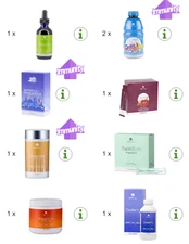 NHT Global ReStor Cordyceps Probiotics Noni FibeRich LaVie Cluster 9pcs NEW