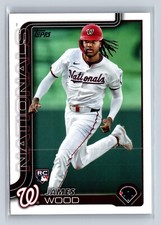 2025 Topps Series 1 - James Wood #181 (RC) and SMLB-18 Stars of MLB/Both Cards