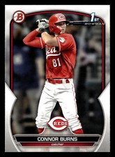 Connor Burns 2023 1st Bowman Draft #BD-159 Cincinnati Reds ROOKIE RC