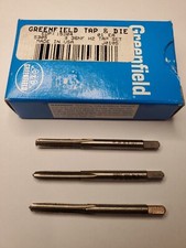 Greenfield HSS 8-36 H2 Three Flute Hand Tap Three Piece Set Made in USA