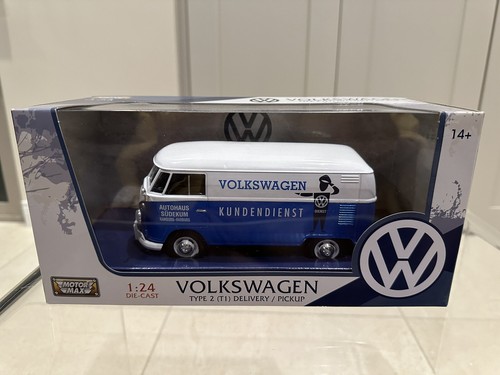 Furgoneta de reparto VW Tipo 2 T1 Transporter 1950-1975 servicio concesionario carga 1:24 NOS - Imagen 1 de 9