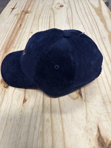 Budweiser Blue Corduroy Adjustable Snapback Hat Baseball Cap H3 Headwear - 第 2/5 張圖片