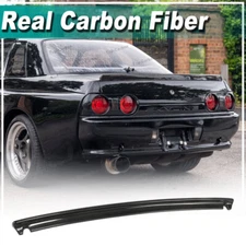 REAL Carbon Rear Trunk Spoiler Wings Fit For Nissan Skyline Nismo R32 GTR 89-94