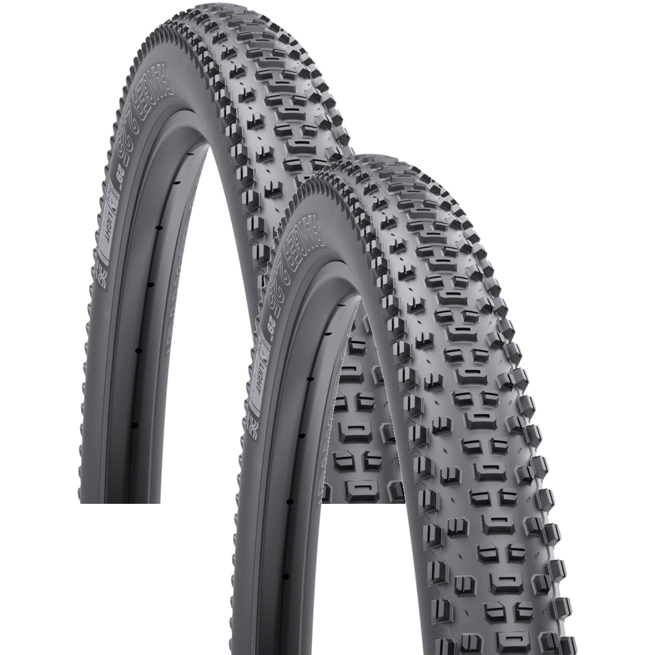 Pack of 2 WTB Ranger Tire 29 x 3.0 TCS Tubeless Black Light/Fast Rolling
