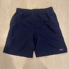 PATAGONIA LINED SHORTS BOYS SIZE XL 14 YOUTH NAVY BLUE