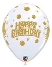 Happy Birthday Latex Balloons CHEERS Birthday Beer Mug Latex Balloon Party Decor