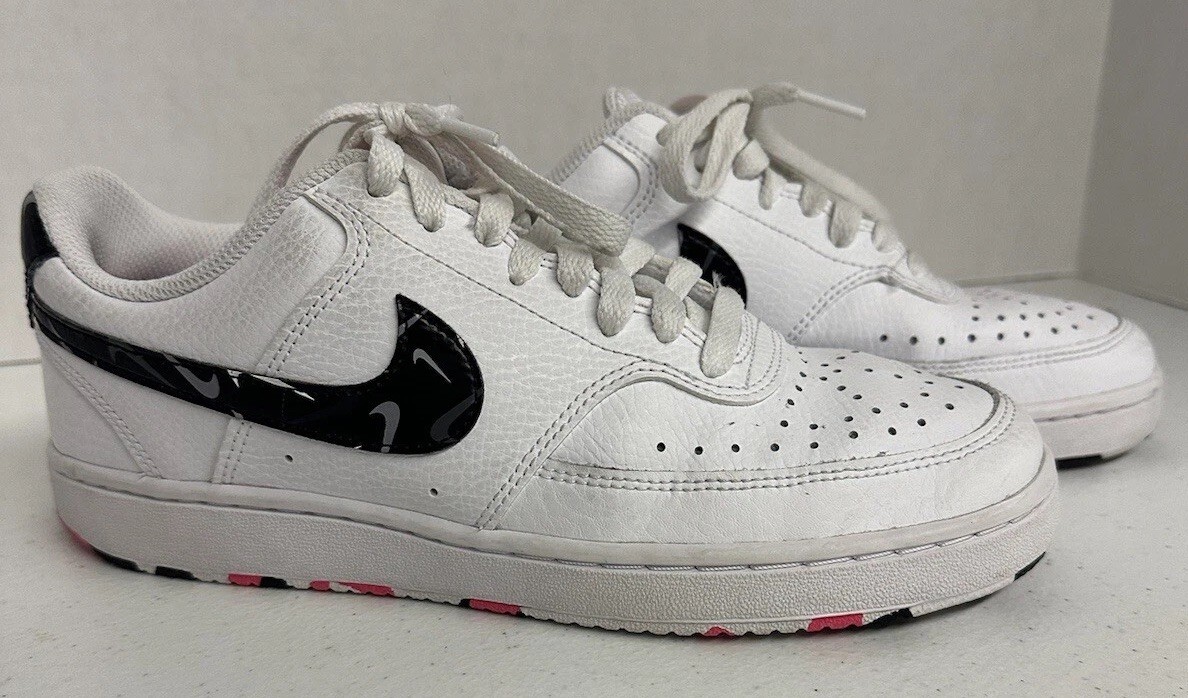 Rope Laces Custom Sneakers White Air Force With Roses Nike
