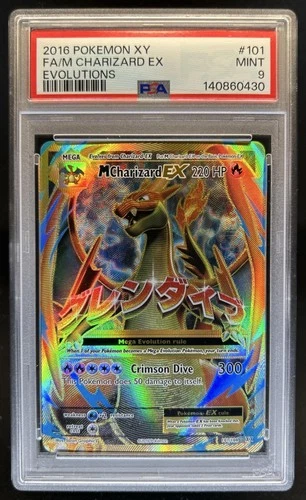 2016 Pokemon XY Evolutions M Charizard EX #101/108 PSA 9