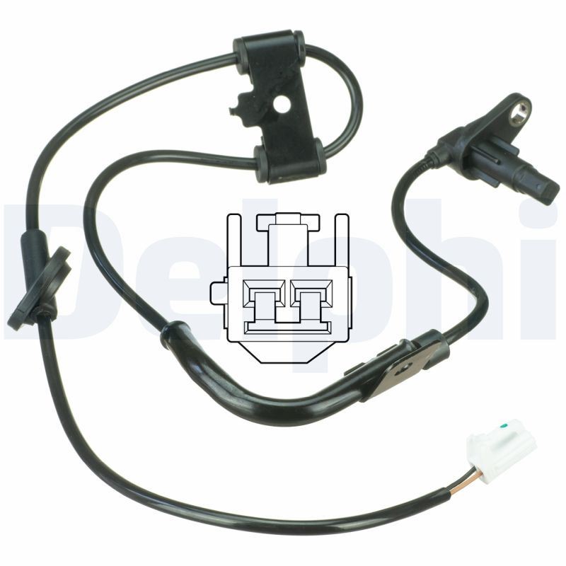 Für DELPHI ELEKTRONIKA SS20528 WHEEL SPEED SENSOR REAR LEFT - Bild 3