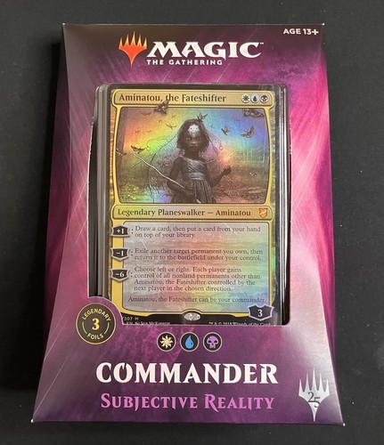 MTG Magic the Gathering - Commander 2018 Deck - Subjective Reality - New