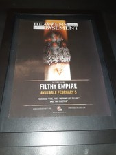 Heaven's Basement Filthy Empire Rare Original Promo Ad Framed! #2