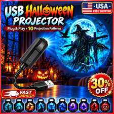 Plug and Play HD Star Projector Night Light, USB Galaxy Ocean Ceiling Free ship.