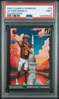 2024 Clearly Donruss Downtown #16 Jayden Daniels Commanders Rookie PSA 9