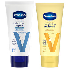 Vaseline Intensive Care Lotion Bundle Advanced Repair Unscented Formula and No