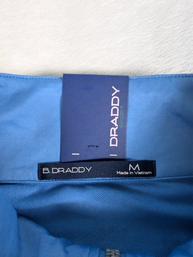Maglione mezza zip B. Draddy Sport Blair uomo blu medio testa Sankaty mazza da golf - Foto 3 di 7