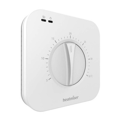 Heatmiser DS1 V2 Wählscheibe Raumthermostat UFH