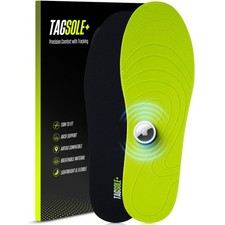 TagSole AirTag Shoe Insole - Comfortable  20-24cm / 7.87-9.45  , Green
